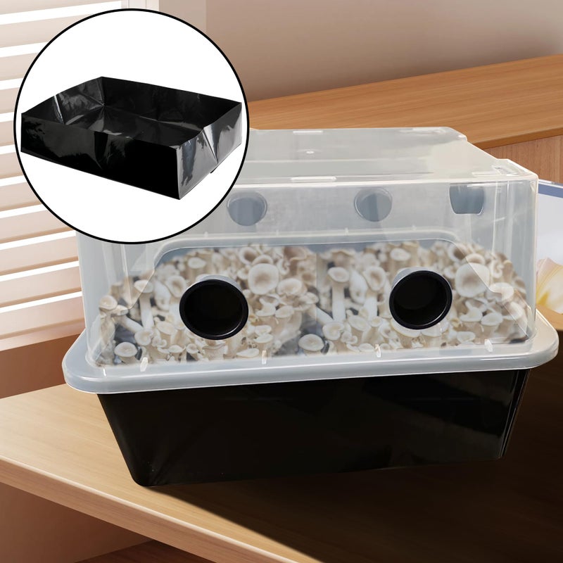 Adnee 10 Pcs Mushroom Monotub Liners-16"" x 13"" x 4"" Monotub Liner Fit Up to 48 Quart Monotub-Monotub Plastic Liners for Mushroom Growing Supplies Liner Replacement - Image 5